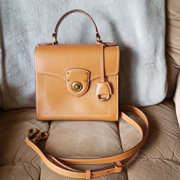 Lauren Ralph Lauren Handbags - Lauren Ralph Lauren brown leather satchel